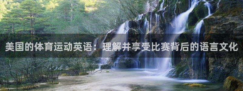 悟空体育app：美国的体育运动英语：理解并享受比赛背后的语言文化